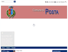 Tablet Screenshot of comunediposta.it